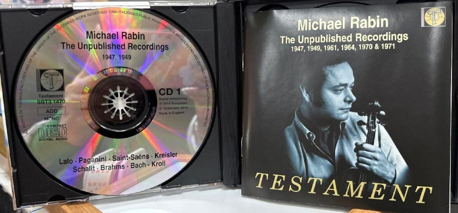 마이클 라빈 - Michael Rabin - The Unpublished Recordings 1947,1949,1961,1964,1970 & 1971 3Cds [U.K발매]