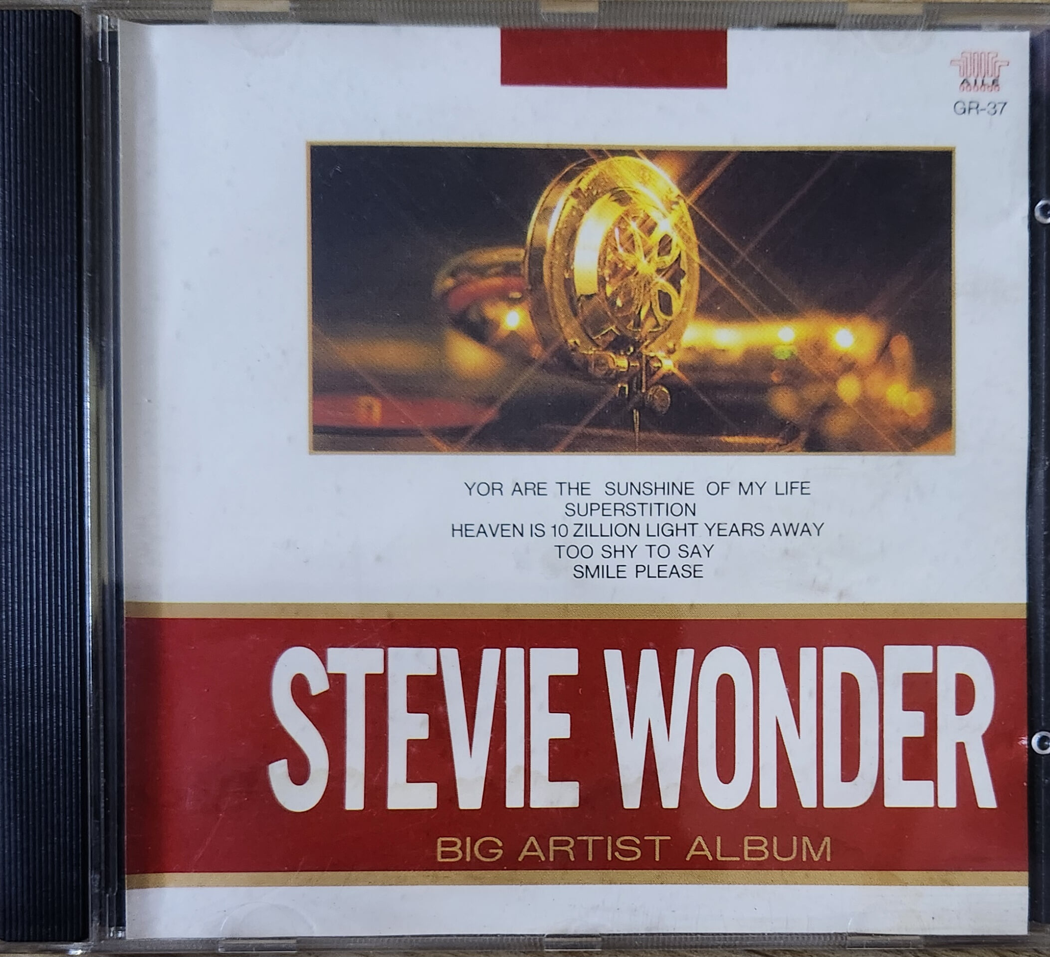 스티비 원더 (Stevie Wonder)- BIG ARTIST ALBUM [일본수입반] 