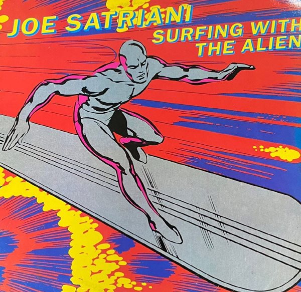 [LP] 조 새트리아니 - Joe Satriani - Surfing With The Alien LP [CBS Korea-라이센스반]