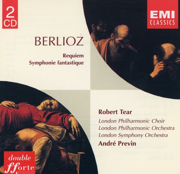 앙드레 프레빈 - Andre Previn - Berlioz Requiem, Symphonie Fantastique 2Cds [E.U발매] 