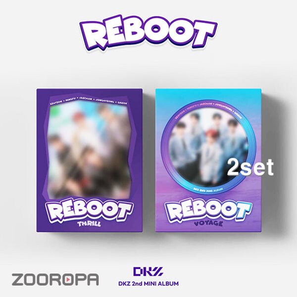 [미개봉/2종세트] DKZ 디케이지 REBOOT 미니앨범 2집