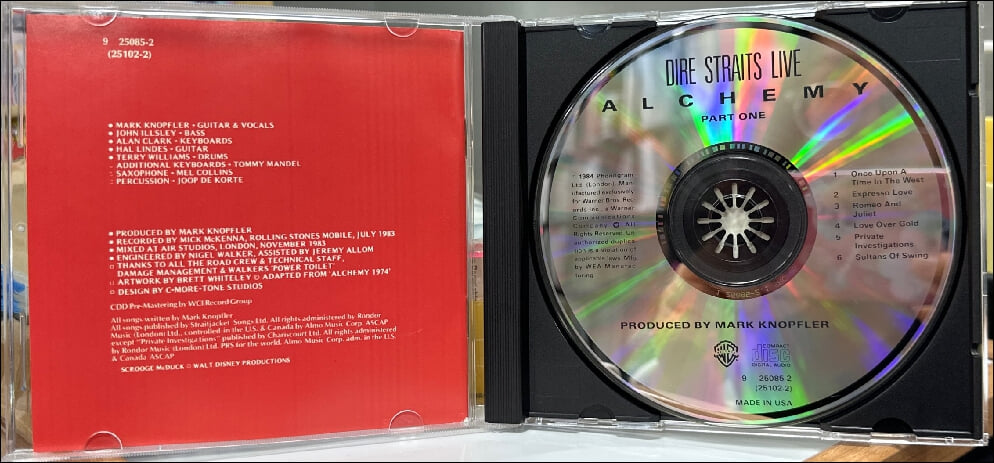 다이어 스트레이츠 (Dire Straits) - Alchemy / Dire Straits Live(1984년 US발매)