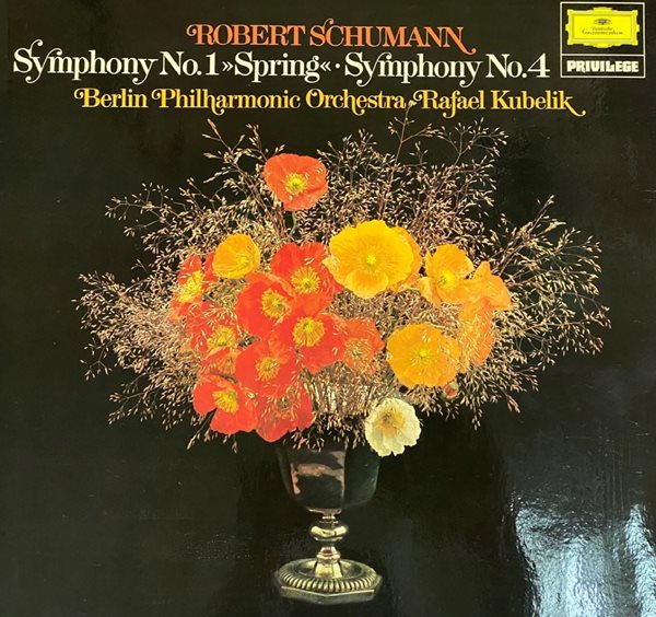 [LP] 라파엘 쿠벨릭 - Rafael Kubelik - Schumann Symphonie No.1,4  LP [독일반] 