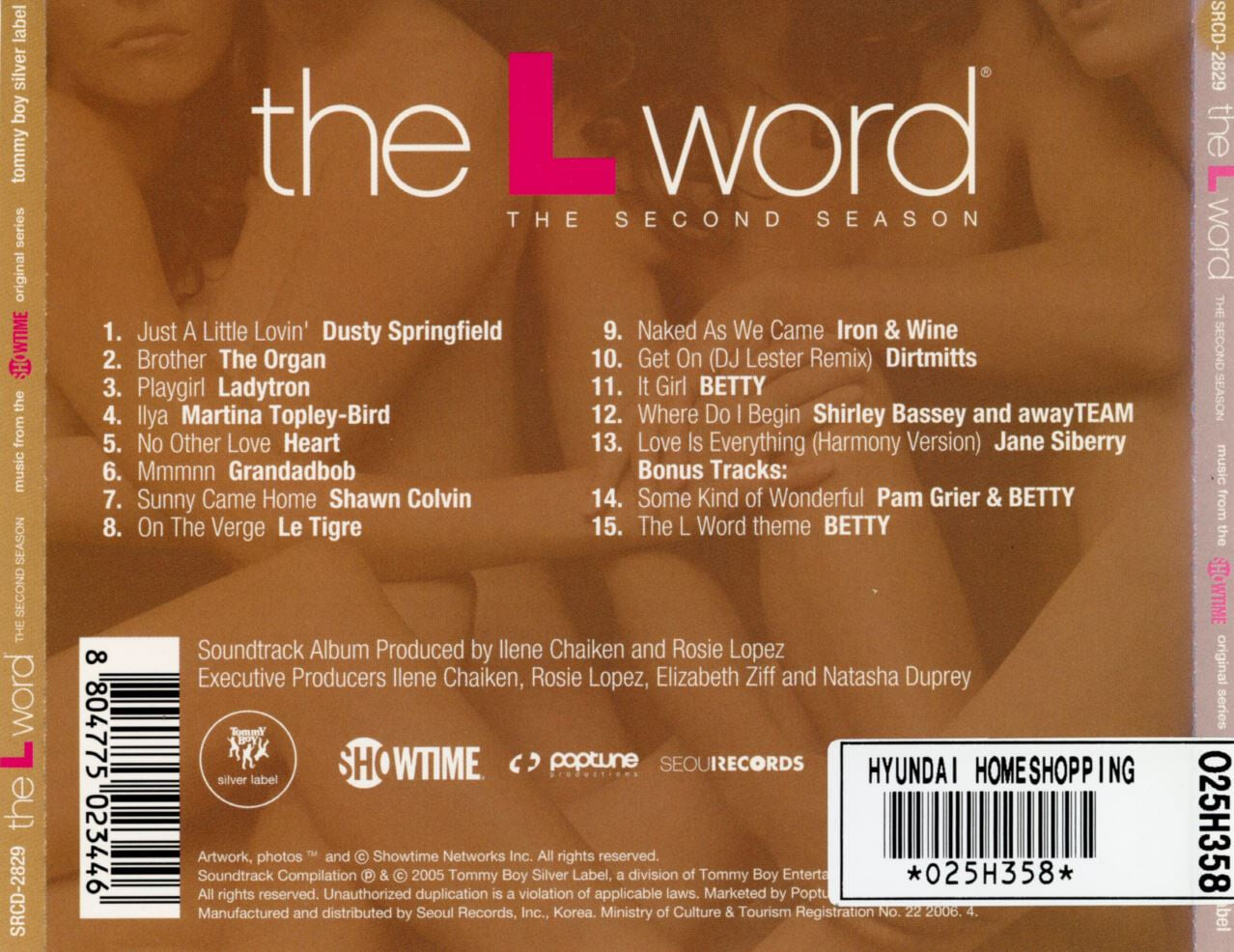 더 L 워드 - The L Word The Second Season OST 