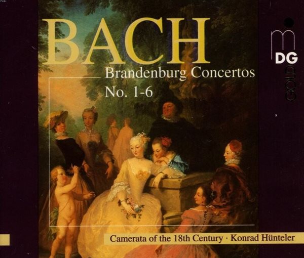 콘라트 휜텔러 - Konrad Hunteler - Bach Brandenburgische Konzerte Nr.1-6 2Cds [Gold] [독일발매] 