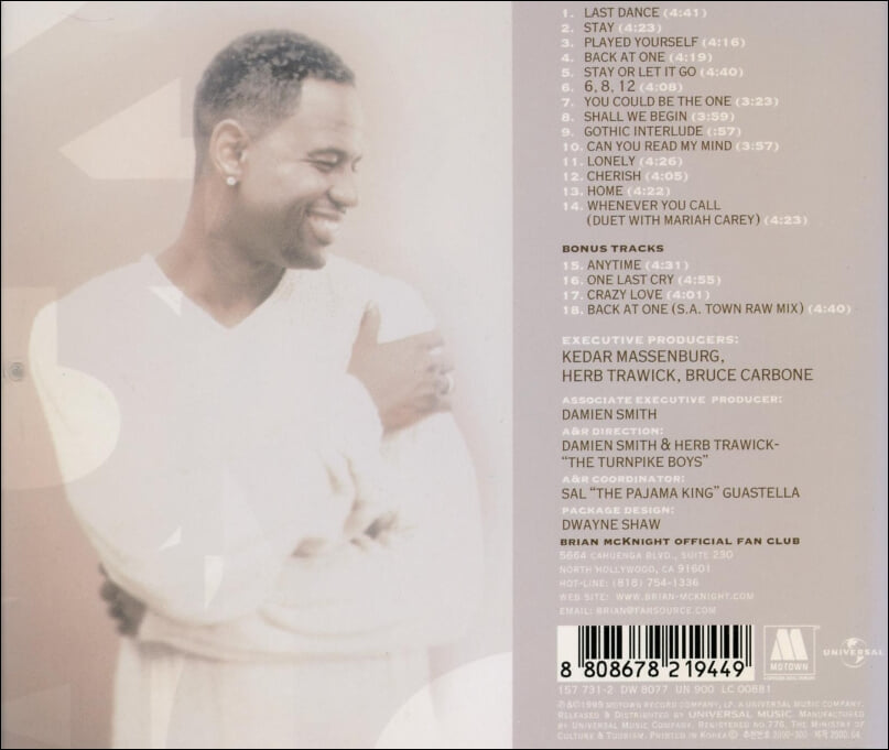 브라이언 맥나이트 (Brian McKnight) - Back At One And More