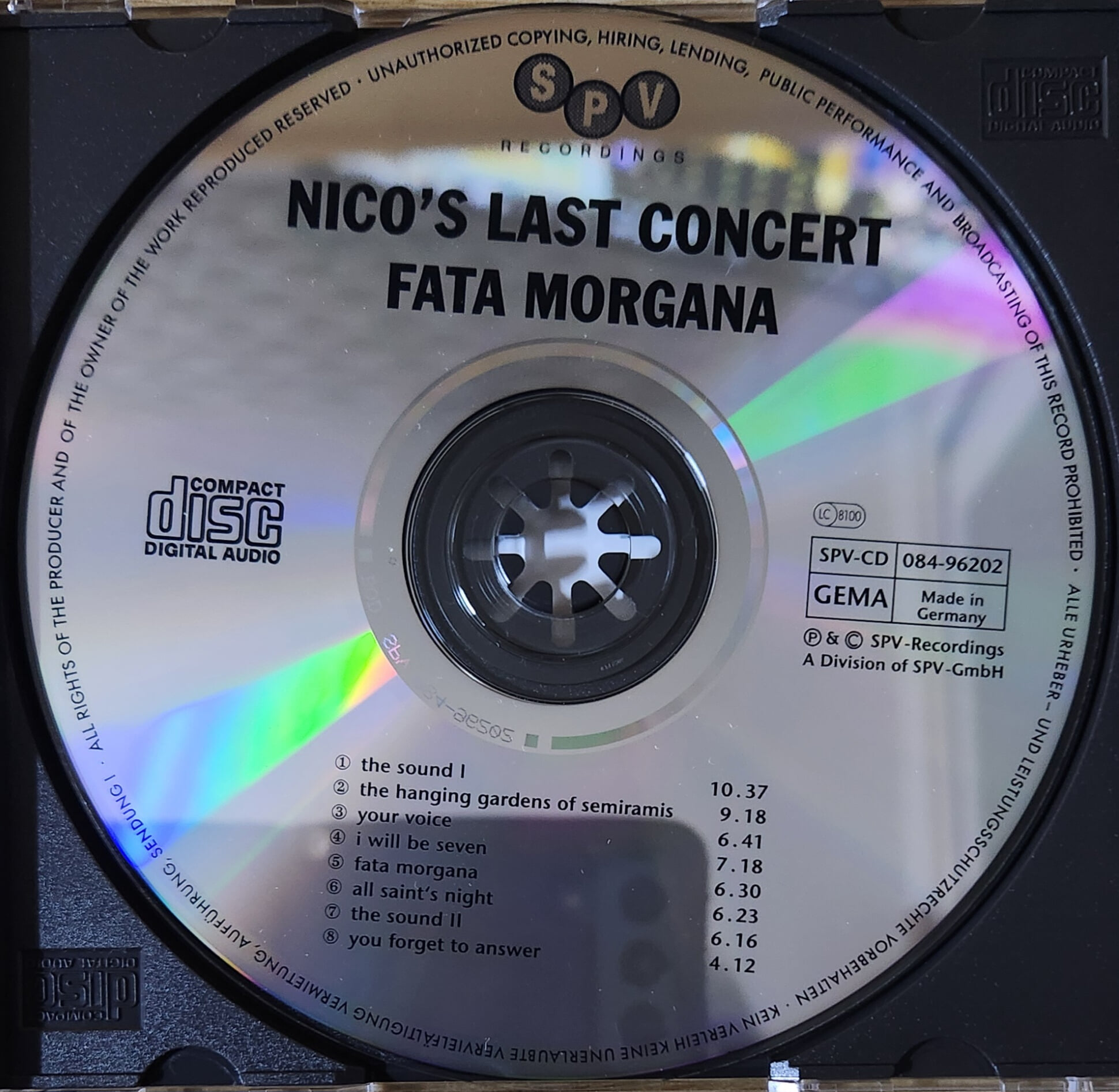 Nico‘s Last Concert Fata Morgana