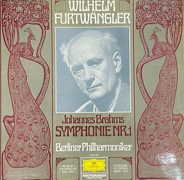 [LP] 푸르트벵글러 - Furtwangler - Brahms Symphonie Nr.1 LP [독일-라이센스반]