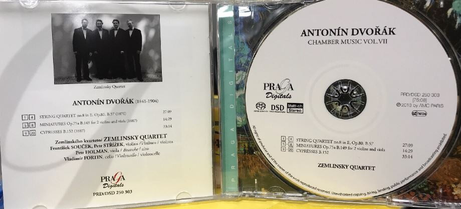 잼린스키 콰르텟 - Zemlinsky Quartet Dvorak String Quartets Nos.Op.80 [SACD] [E.U발매]