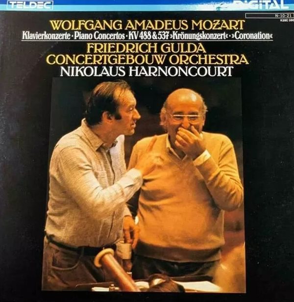 [일본반][LP] Friedrich Gulda, Nikolaus Harnoncourt - Mozart: Piano Concertos No.23 &amp; 26