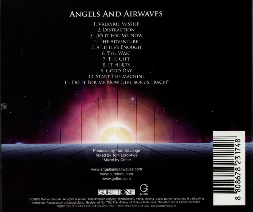 앤젤스 앤 에어웨이브스 (Angels And Airwaves) - We Don't Need To Whisper
