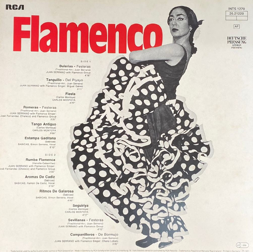 [LP] 후안 세라노 (V.A) - Juan Serrano - Flamenco LP [독일반]