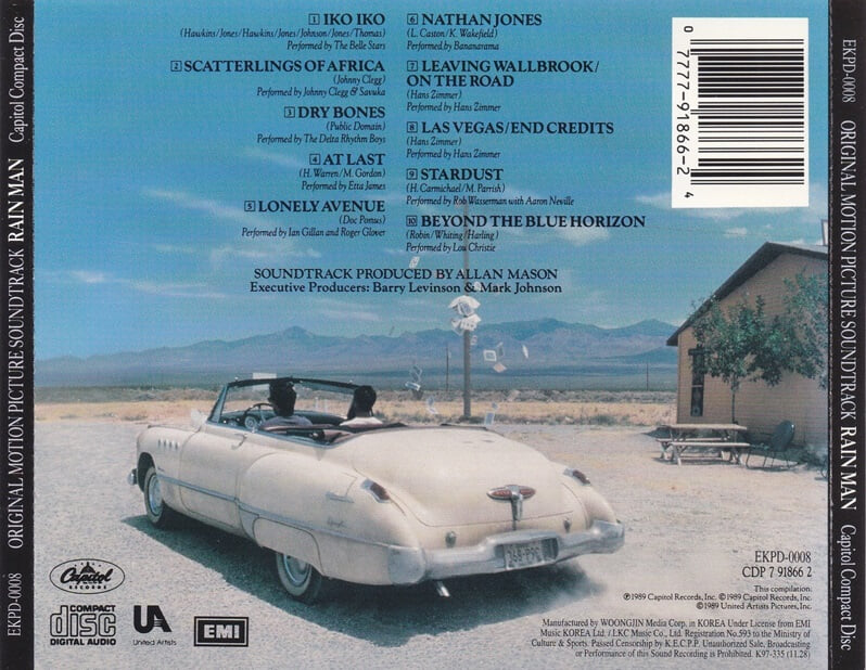 Various Artists - Rain Man (Original Motion Picture Soundtrack)