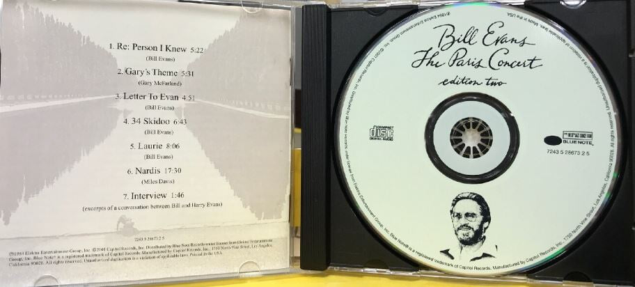빌 에반스 - Bill Evans - The Paris Concert (Edition Two) [U.S발매]