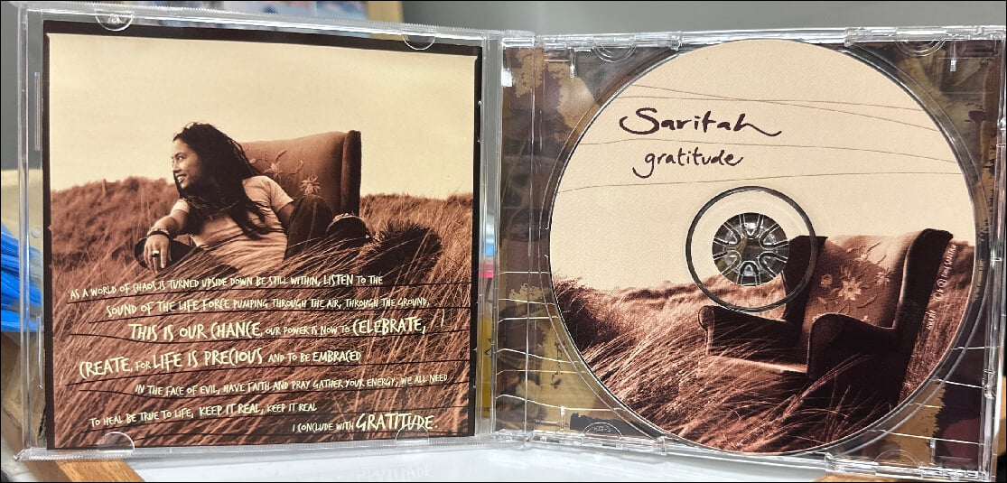 사리타 (Saritah) - Gratitude(Australia발매)