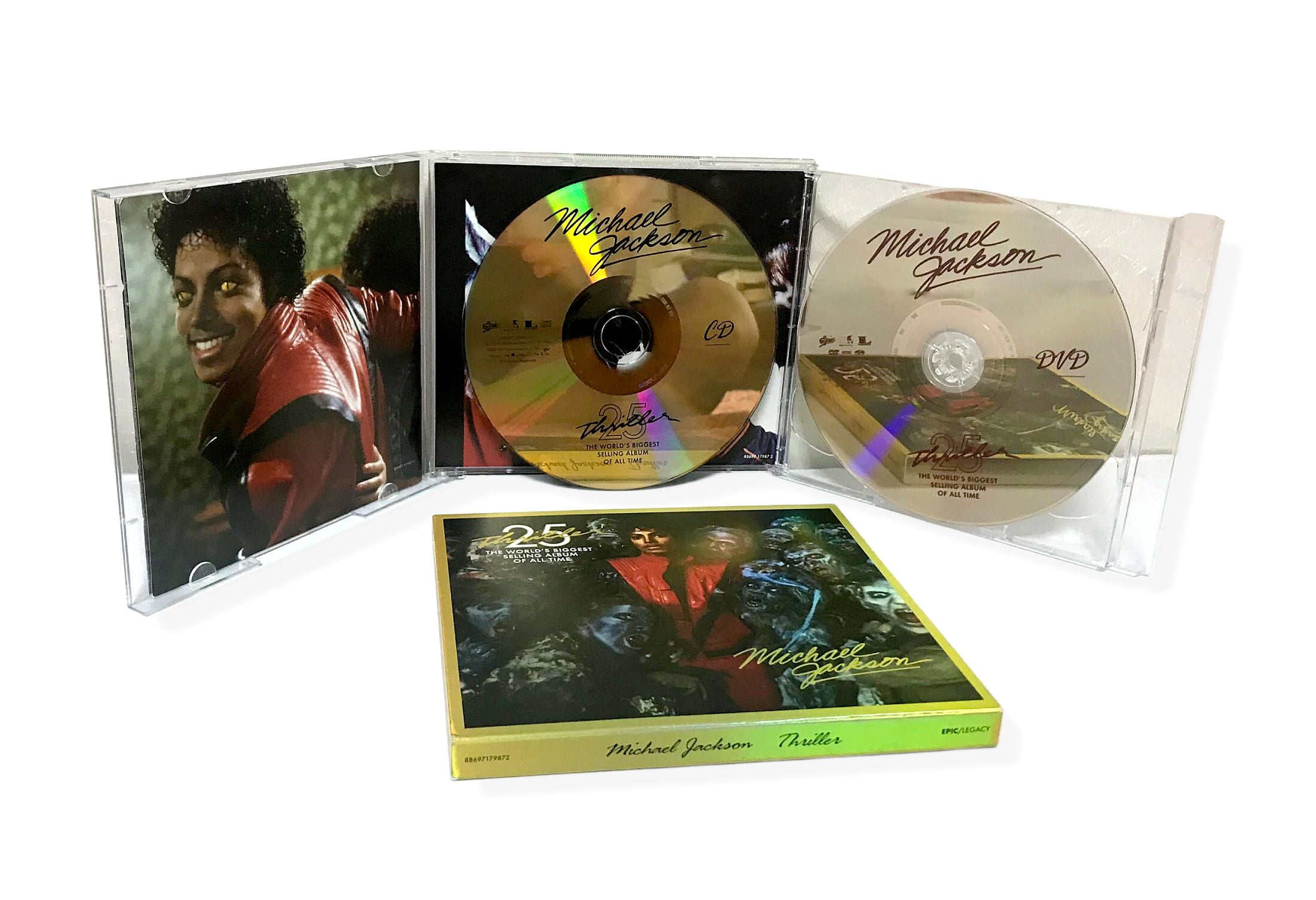 [미국재발매CD] Michael Jackson-Thriller [25th Anniversary Edition] (Zombie Cover, CD+DVD)