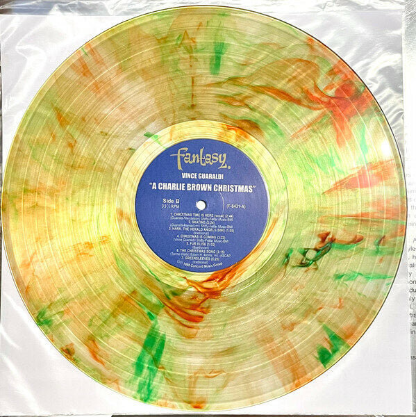 [LP] Vince Guaraldi Trio 빈스 과랄디 트리오 - A Charlie Brown Christmas (Silver Foil, Green+Red Vinyl)
