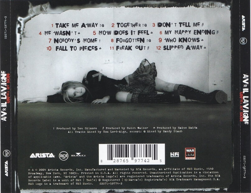 [일본반] Avril Lavigne - Under My Skin(Bonus Tracks)