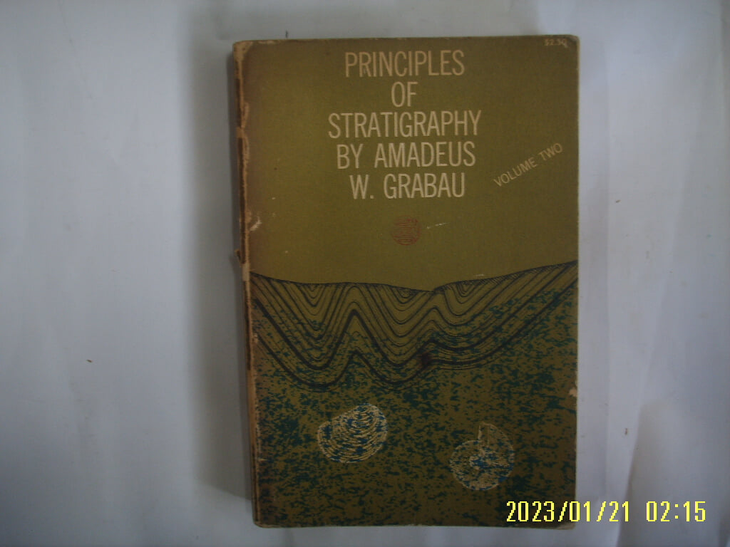AMADEUS W. GRABAU / DOVER. 외국판 / PRINCIPLES OF STRATIGRAPHY VOLUME.TWO -사진.꼭 상세란참조. 토지서점 헌책전문