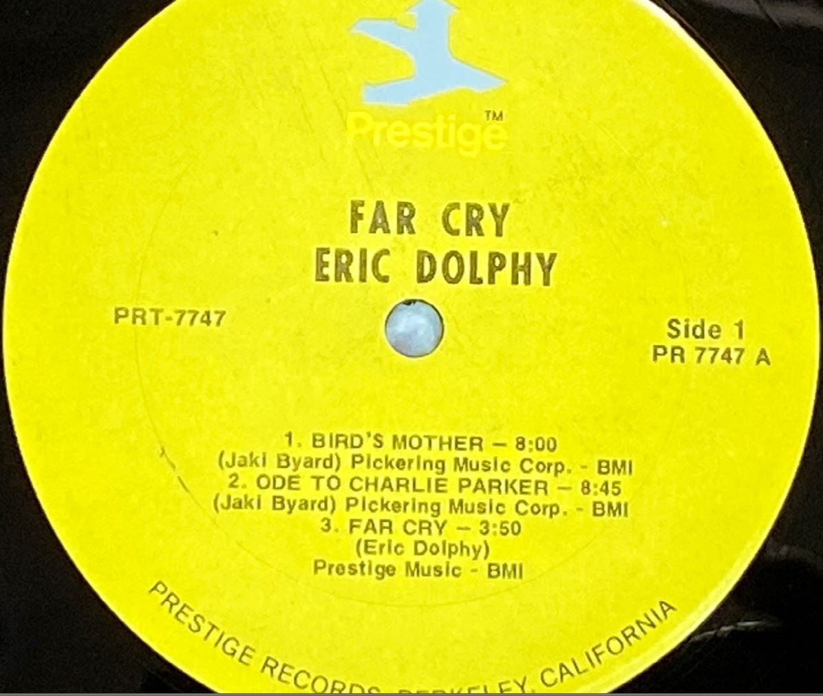 [LP] 에릭 돌피 - Eric Dolphy - Far Cry! LP [U.S반]