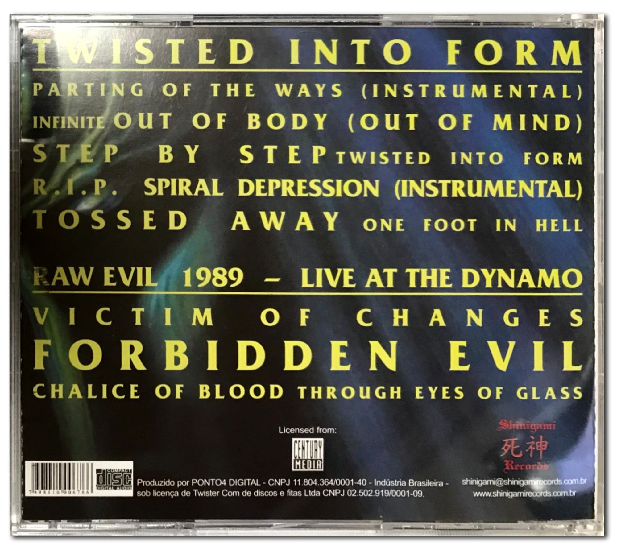 [남미반CD] Forbidden-Twisted Into Form, LIVE+4