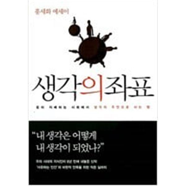 생각의 좌표 - 돈이 지배하는 사회에서 생각의 주인으로 사는 법  홍세화 (지은이)  한겨레출판  2009년 11월