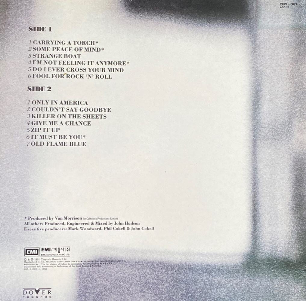 [LP] 톰 존스 - Tom Jones - Crying A Torch LP [EMI계몽사-라이센스반]