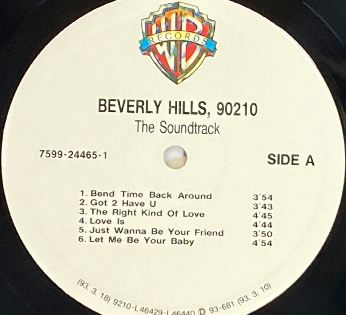 [LP] 버리힐즈의 아이들 - Beverly Hills, 90210 OST LP [워너-라이센스반]
