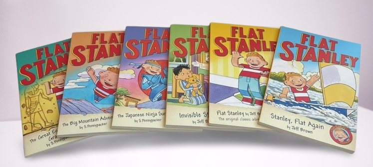 The Flat Stanley Adventure 6 Books Collection Box Set Pack (Paperback)