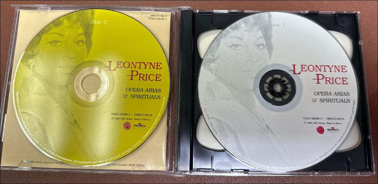 프라이스 (Leontyne Price) - 오페라 아리아와 흑인영가 (Opera Arias And Spirituals)(2CD)