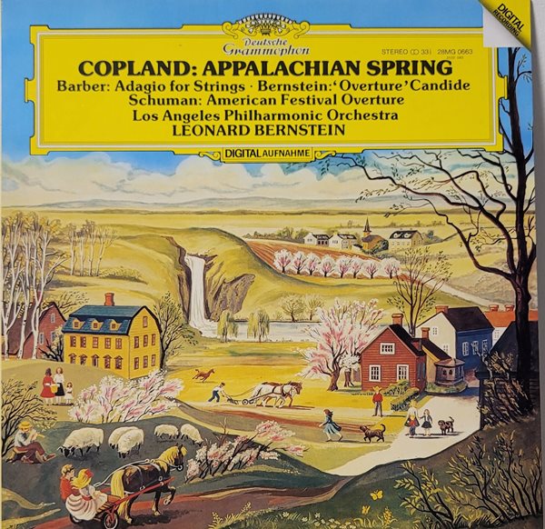 [LP] 83년 Copland: Appalachian Spring Bernstein 코플런드 애팔래치아의 봄, 번스타인 [일본반] 1983년