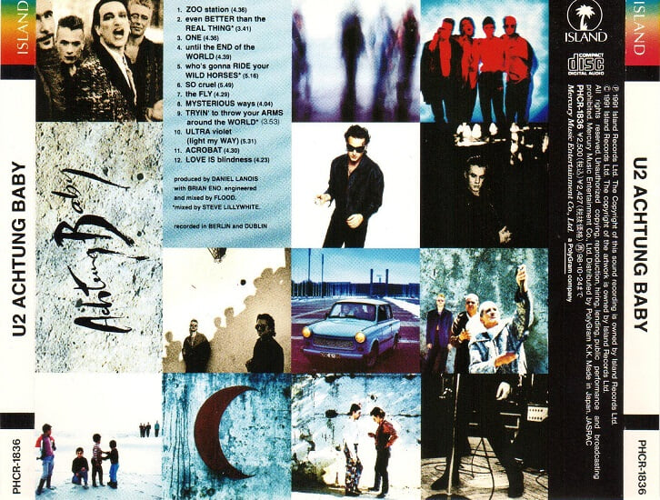 [일본반] U2 - Achtung Baby