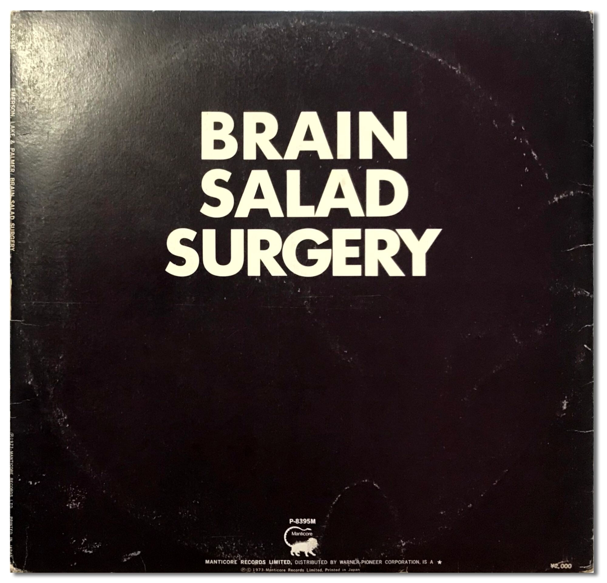 [일본반LP] Emerson, Lake & Palmer-Brain Salad Surgery