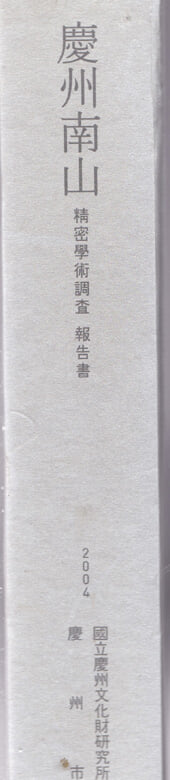 경주남산 정밀학술조사 보고서 (慶州南山 精密學術調査 報告書) (2004 초판)