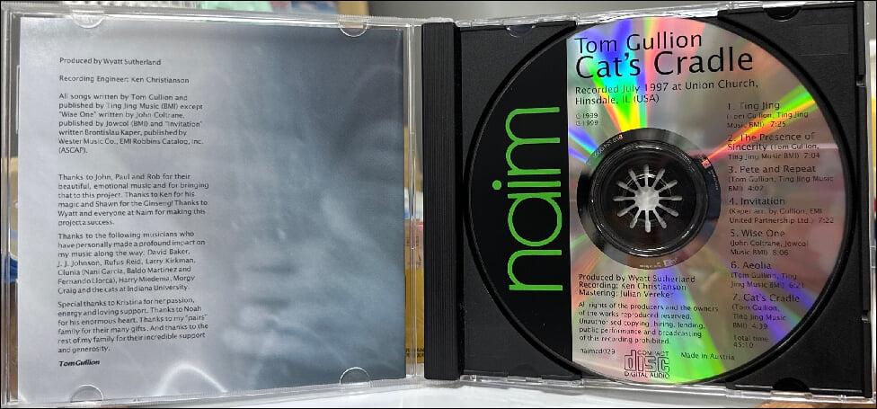 톰 쥘리언 (Tom Gullion) - Cat's Cradle(UK발매)