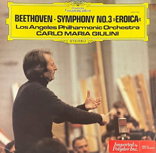 [LP] 줄리니 - Giulini - Beethoven Symphony No.3 in E Major, Op.55 Eroica LP [독일반]