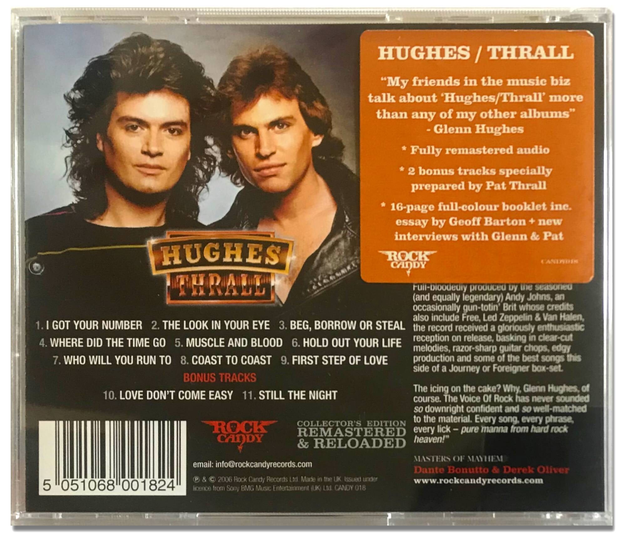 [영국반CD] Hughes/Thrall-Hughes/Thrall (Collector's Edition Remastered & Reloaded)