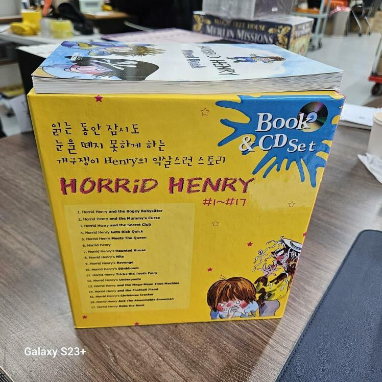 Horrid Henry 17종 Full Set (Book 17권 + CD 17장)