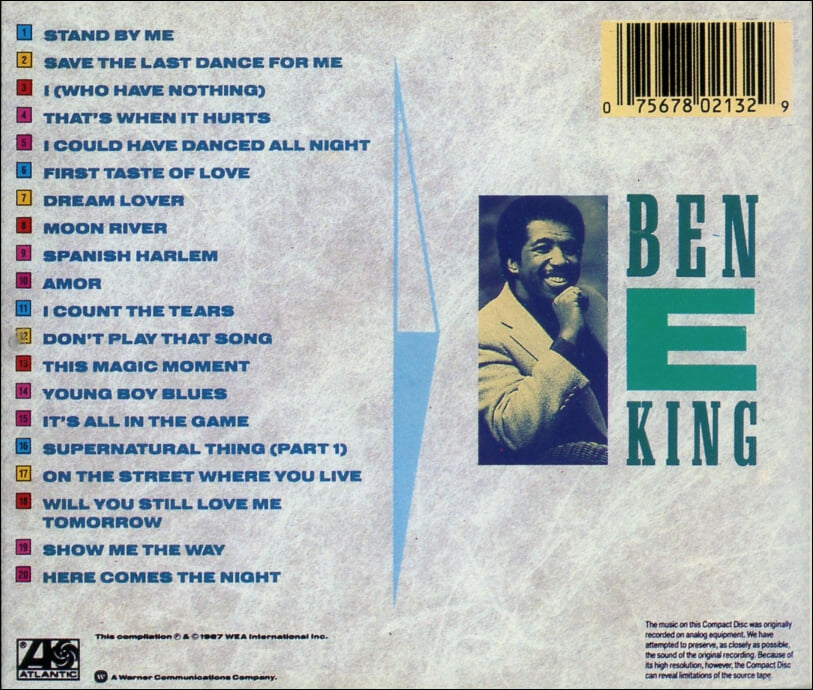 벤 E. 킹 (Ben E. King) - The Ultimate Collection: Stand By Me