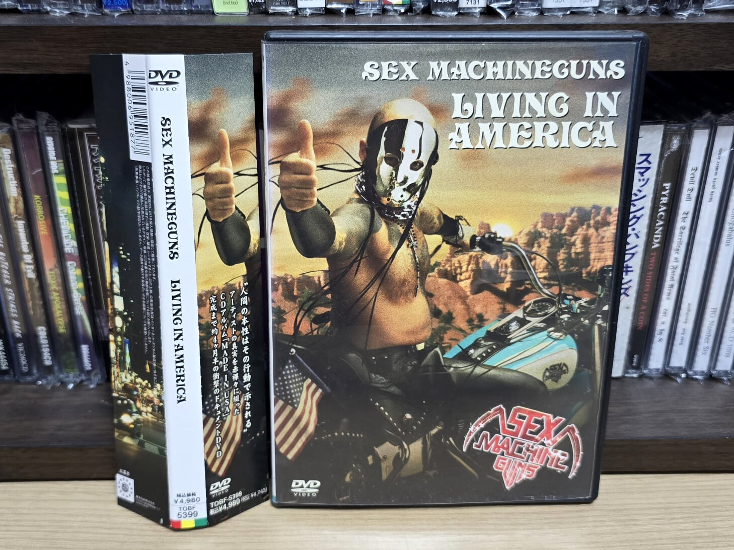 (일본반 / DVD) SEX MACHINEGUNS - LIVING IN AMERICA