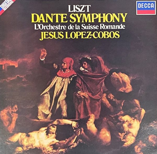 [LP] 헤수스 로페즈 코보스 - Jesus Lopez-Cobos - Liszt Dante Symphony LP [성음-라이센스반]