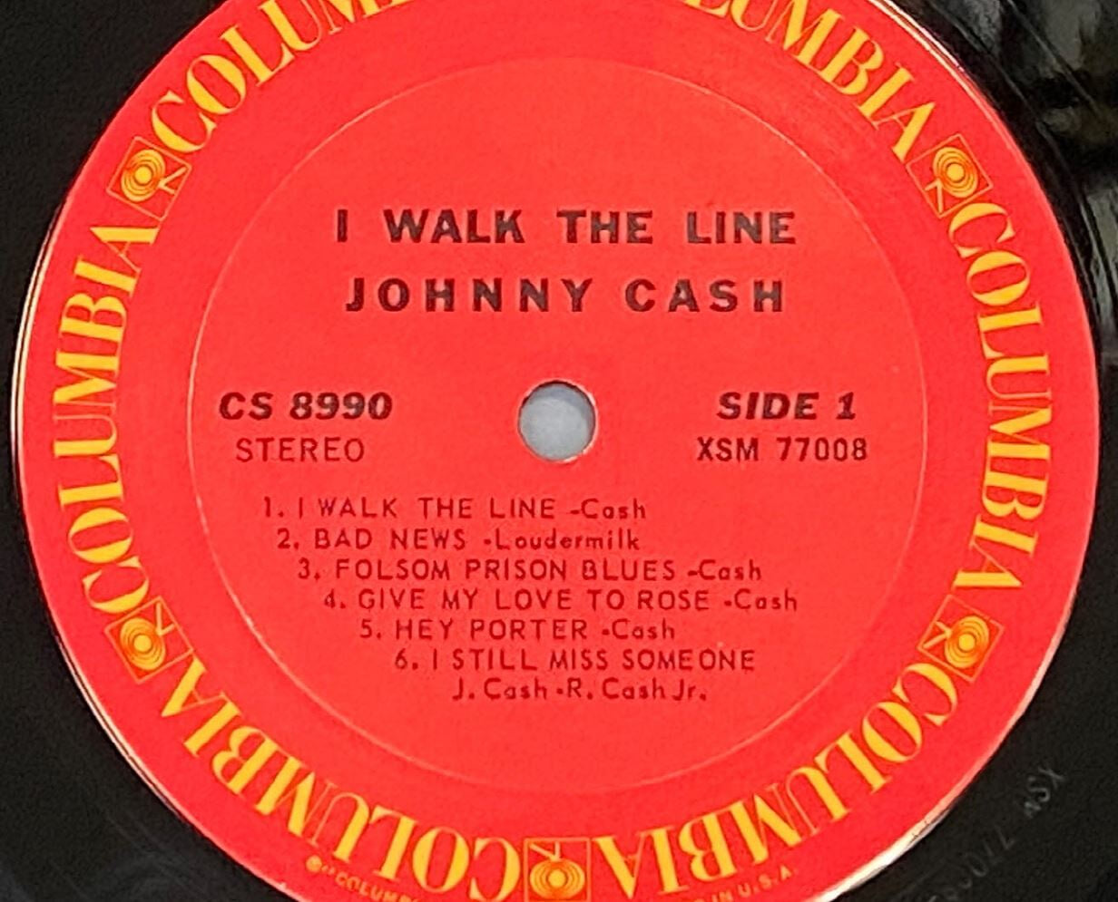 [LP] 조니 캐쉬 - Johnny Cash - I Walk The Linet LP [U.S반]