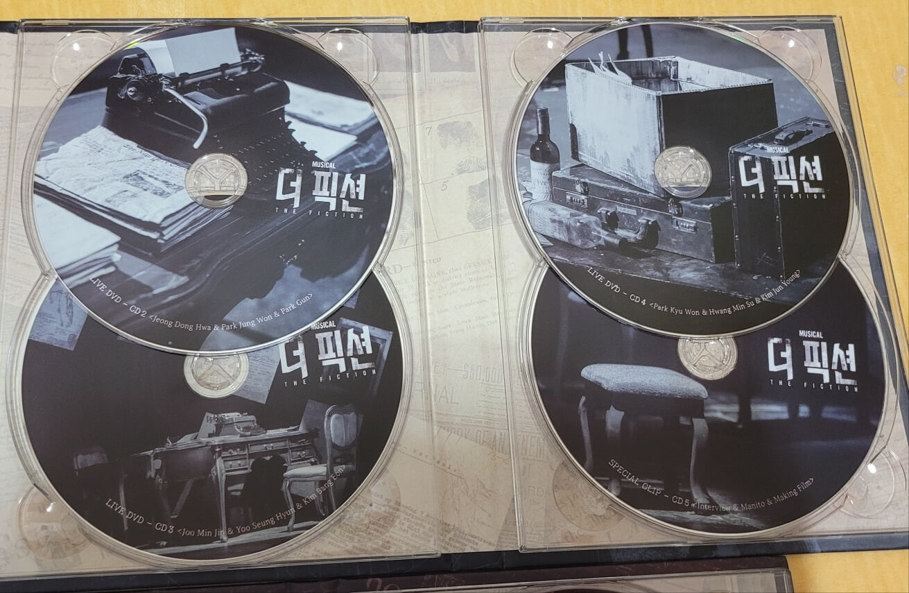 뮤지컬 더 픽션 2021 실황 OST + DVD 