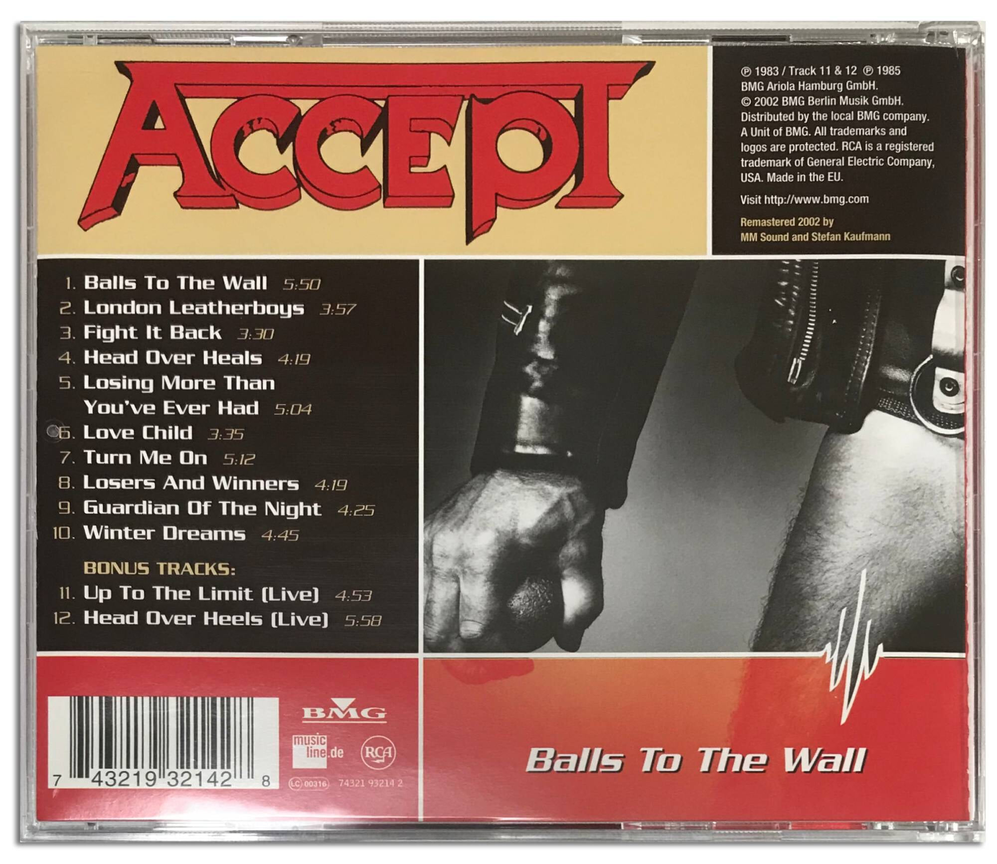 [유럽반CD] Accept-Balls To The Wall