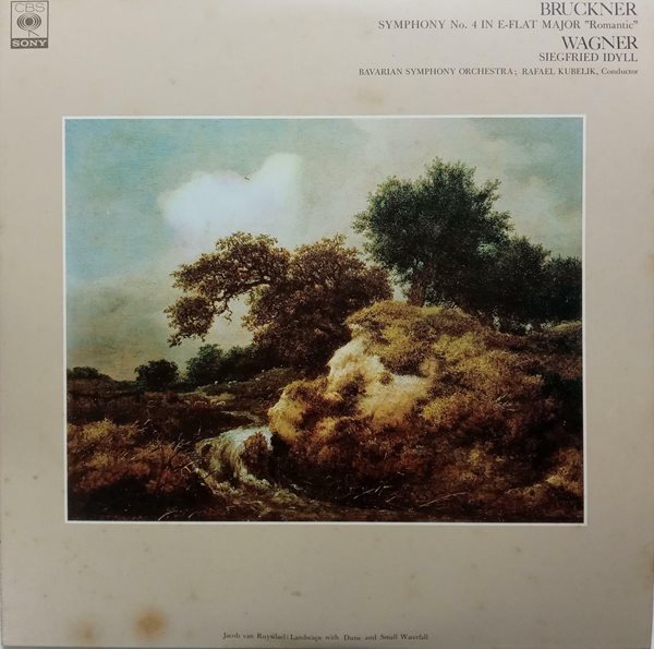 LP(수입) 브루크너: 교향곡 4번 로맨틱, 바그너: 지그프리트의 목가 - 라파엘 쿠벨릭 / 바이에른 교향악단(GF 2LP)