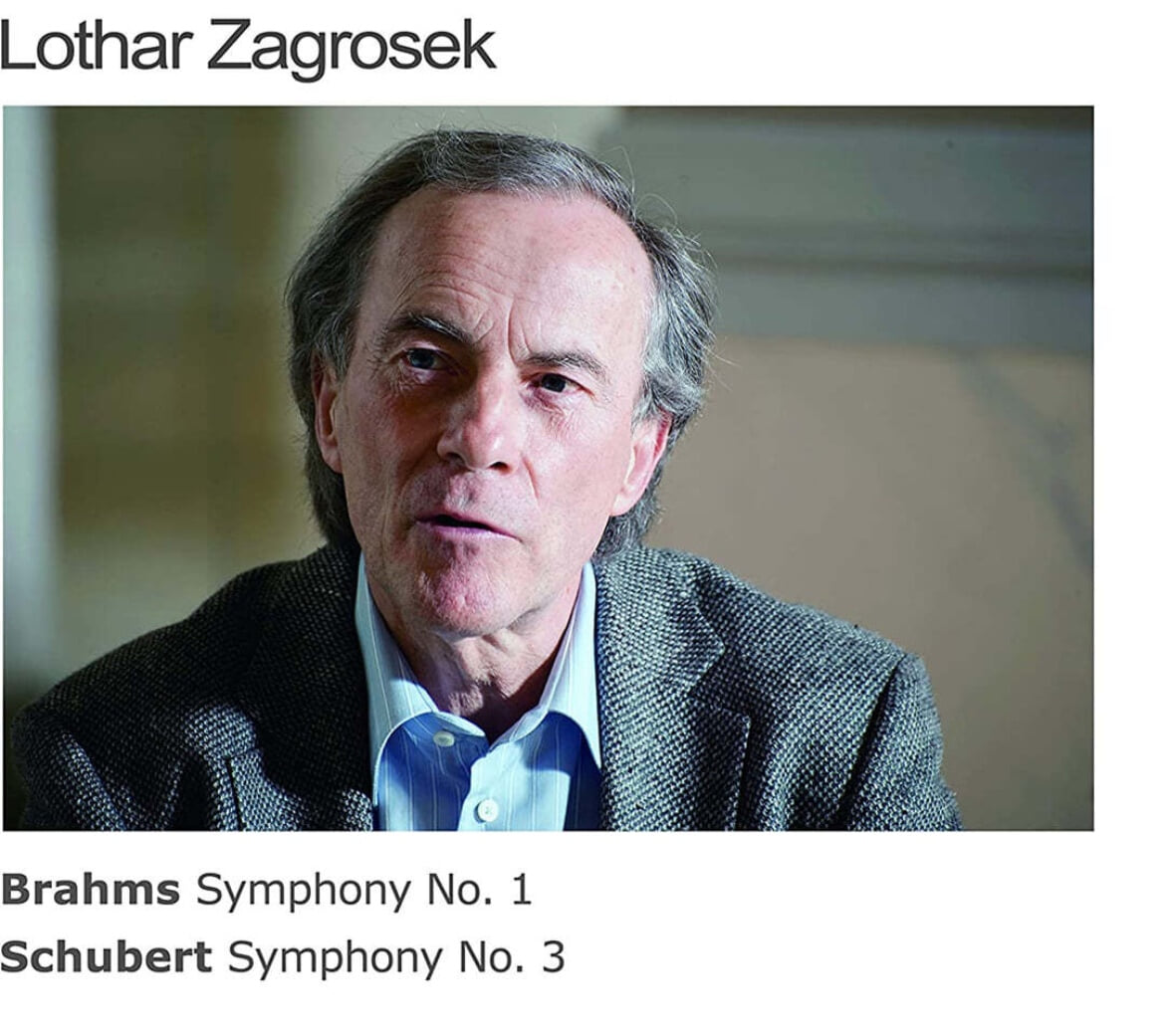 Lothar Zagrosek 브람스 / 슈베르트: 교향곡 (Brahms: Symphony No.1 / Schubert: Symphony No.3) [2LP] 