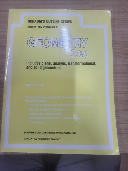 Schaum&#39;s Outline of Theory and Problems of Geometry: Includes Plane, Analytic, Transformational, and Solid Geometries (Schaum&#39;s Outlines) (Paperback, 2