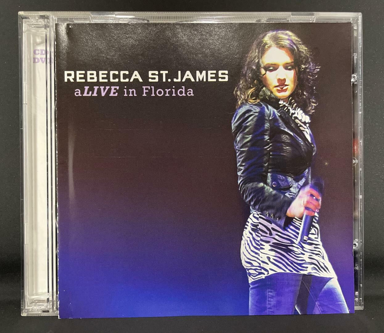 (수입CD) rebecca st.james a live in florida / CD + DVD / EMI / 상태 : 최상 (설명과 사진 참고)