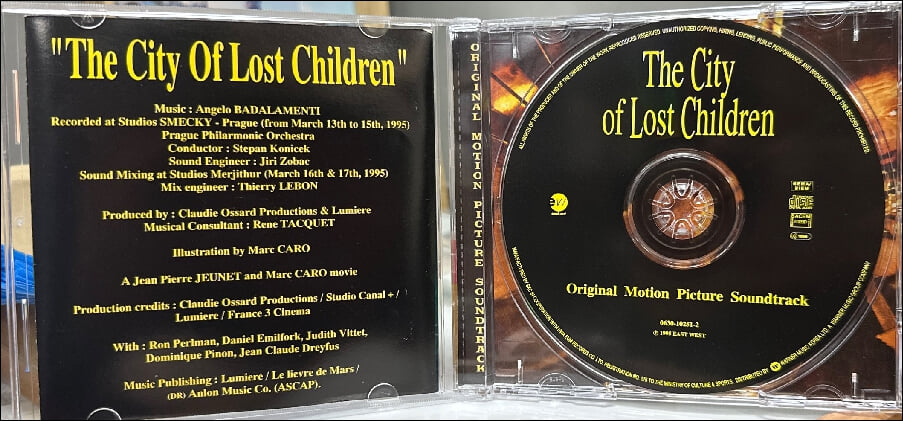 잃어버린 아이들의 도시(La cite des enfants perdus) - Angelo Badalamenti(안젤로 바달라멘티) : OST