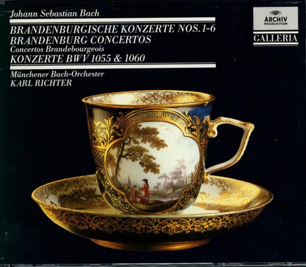 Bach: Brandenburg Concertos Concertos BWV 1055 &amp; 1060 -  칼 리히터 (Karl Richter)(US발매)(2CD)